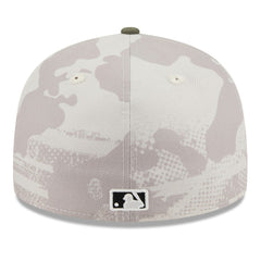 Cleveland Guardians New Era 2025 Armed Forces Day Low Profile 59FIFTY Fitted Hat - Light Beige/Olive - New Era Discount
