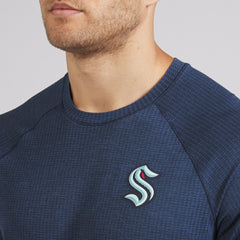 Seattle Kraken lululemon Metal Vent Tech Short-Sleeve Shirt - Mineral Blue - NHL 202165035