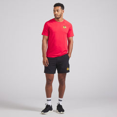 Chicago Blackhawks lululemon Metal Vent Tech Short-Sleeve Shirt - True Red - NHL 202165038