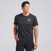 Boston Bruins lululemon Metal Vent Tech Short-Sleeve Shirt - Graphite Grey - NHL 202165043