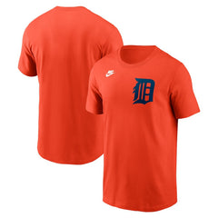 Detroit Tigers Nike Cooperstown Collection Wordmark T-Shirt - Orange - Nike Sale