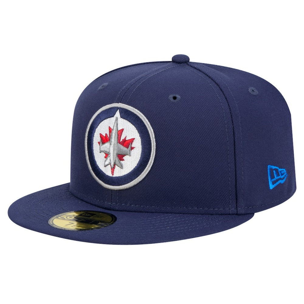 Winnipeg Jets New Era Core 59FIFTY Fitted Hat - Navy - NHL 202165686