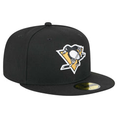 Pittsburgh Penguins New Era Core 59FIFTY Fitted Hat - Black - NHL 202165696