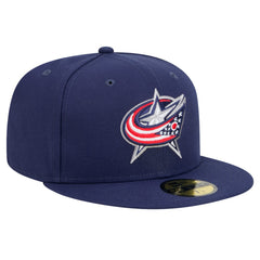 Columbus Blue Jackets New Era Core 59FIFTY Fitted Hat - Navy - NHL 202165713
