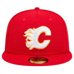 Calgary Flames New Era Core 59FIFTY Fitted Hat - Red - NHL 202165714