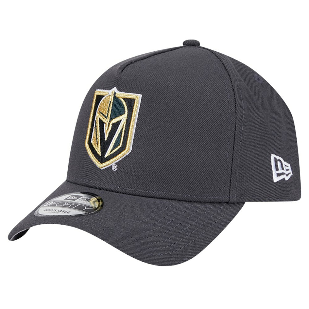 Vegas Golden Knights New Era Core A-Frame 9FORTY Adjustable Hat - Gray - NHL 202165735