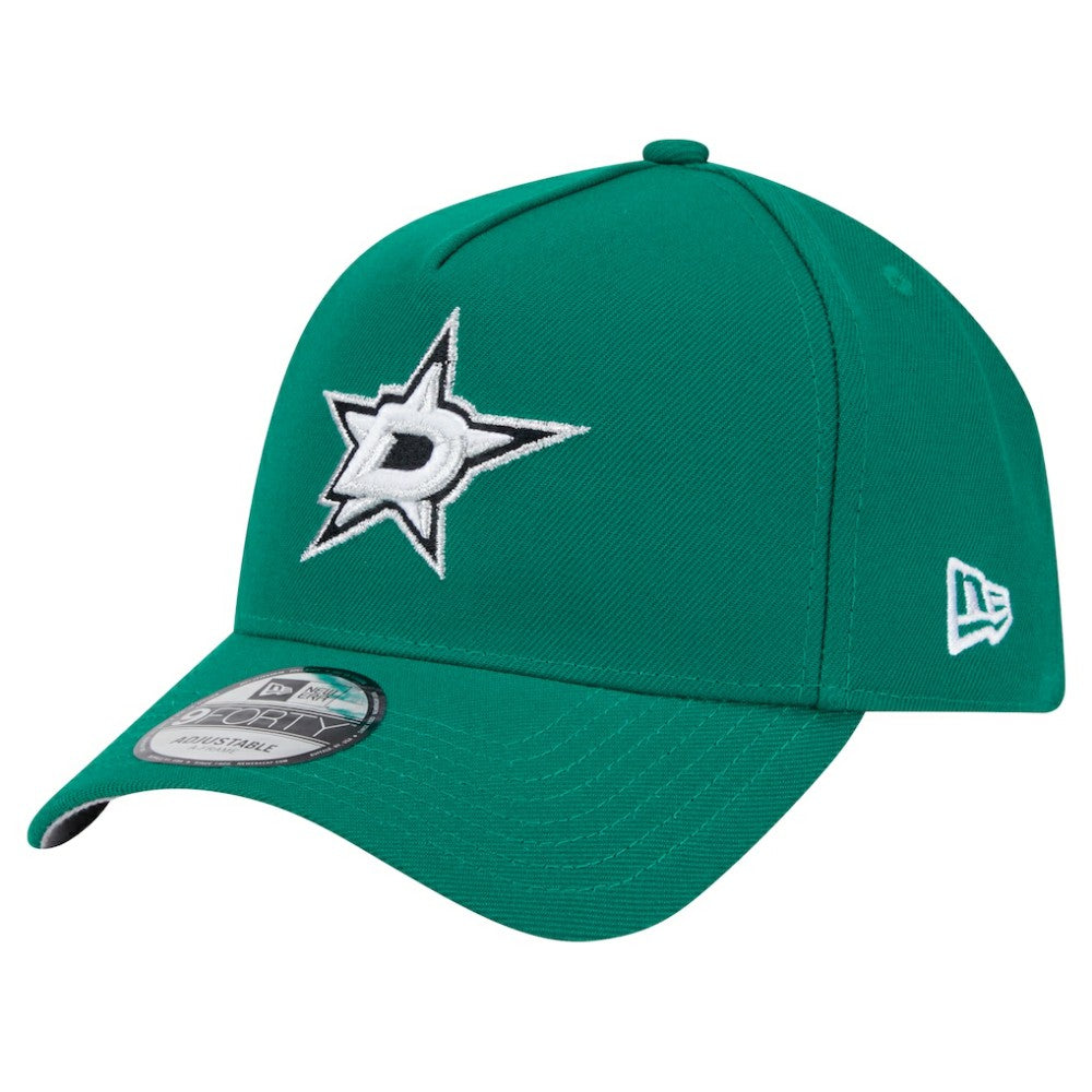 Dallas Stars New Era Core A-Frame 9FORTY Adjustable Hat - Kelly Green - NHL 202165745