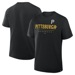 Pittsburgh Pirates Fanatics Color Pop Legacy Clubhouse T-Shirt - Black - Fanatics Sale