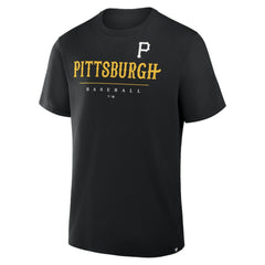 Pittsburgh Pirates Fanatics Color Pop Legacy Clubhouse T-Shirt - Black - Fanatics Sale