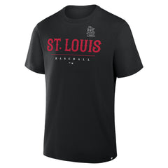 St. Louis Cardinals Fanatics Color Pop Legacy Clubhouse T-Shirt - Black - Fanatics on Sale