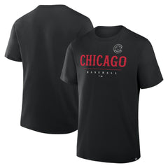 Chicago Cubs Fanatics Color Pop Legacy Clubhouse T-Shirt - Black - Fanatics Discount