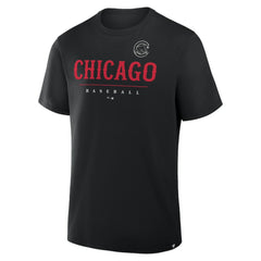 Chicago Cubs Fanatics Color Pop Legacy Clubhouse T-Shirt - Black - Fanatics Discount