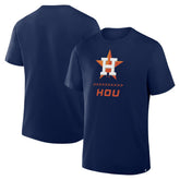 Houston Astros Fanatics Clubhouse Legacy Side Swipe T-Shirt - Navy - Fanatics Lifestyle