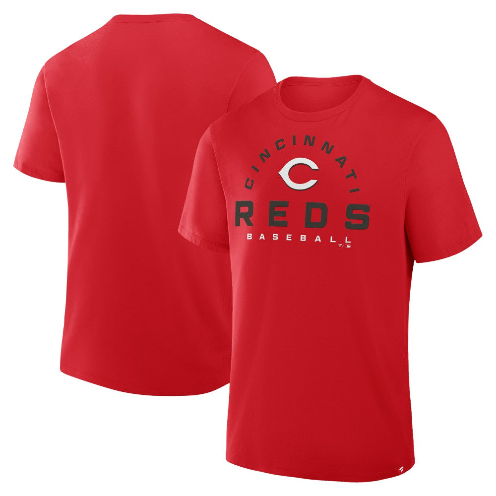 Cincinnati Reds Fanatics Clubhouse Legacy Primary Play T-Shirt - Red - Fanatics on Sale