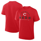 Cincinnati Reds Fanatics Clubhouse Legacy Primary Play T-Shirt - Red - Fanatics on Sale