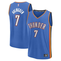 Chet Holmgren Oklahoma City Thunder Fast Break Replica Player Jersey Icon Edition Blue | Fanatics Near Me