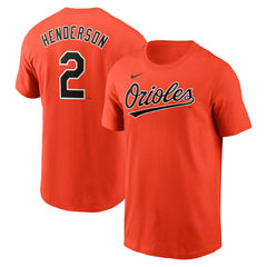 Gunnar Henderson Baltimore Orioles Nike Fuse Name & Number T-Shirt - Orange - Nike Online