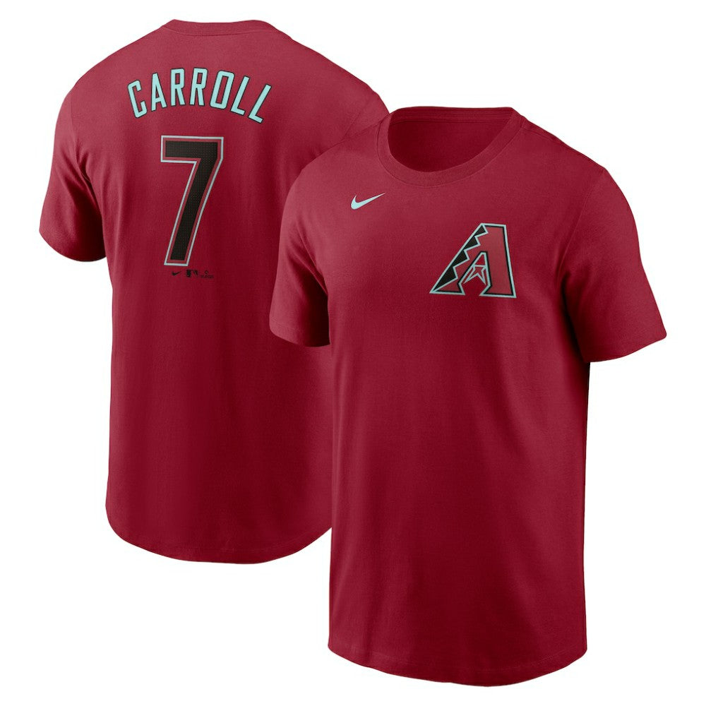 Corbin Carroll Arizona Diamondbacks Nike Fuse Name & Number T-Shirt - Red - Nike on Sale