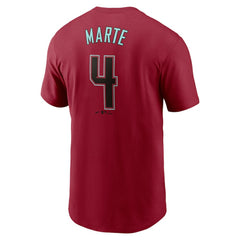 Ketel Marte Arizona Diamondbacks Nike Fuse Name & Number T-Shirt - Red - Nike Sale