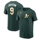 Reggie Jackson Athletics Nike Fuse Name & Number T-Shirt - Green - Nike on Sale