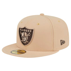 Las Vegas Raiders New Era Candied Pecan 59FIFTY Fitted Hat Tan