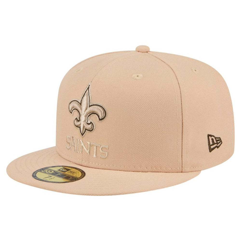 New Orleans Saints New Era Candied Pecan 59FIFTY Fitted Hat Tan