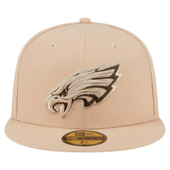 Philadelphia Eagles New Era Candied Pecan 59FIFTY Fitted Hat Tan