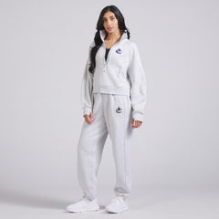 Vancouver Canucks lululemon Women's Scuba Oversized Half Zip Top - Heather Gray - NHL 202171378