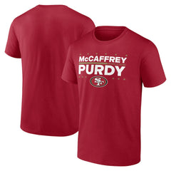 Christian McCaffrey & Brock Purdy San Francisco 49ers Election Players T-Shirt Scarlet