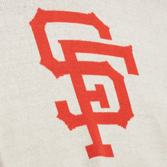 San Francisco Giants Mitchell & Ness Retro Pullover Sweater - Cream - Mitchell & Ness Online