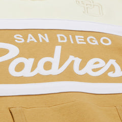 San Diego Padres Mitchell & Ness Head Coach Pullover Hoodie - Tan/Cream - Mitchell & Ness Sale