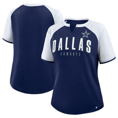 Fanatics Dallas Cowboys Women's Height Advantage T-Shirt Navy/White