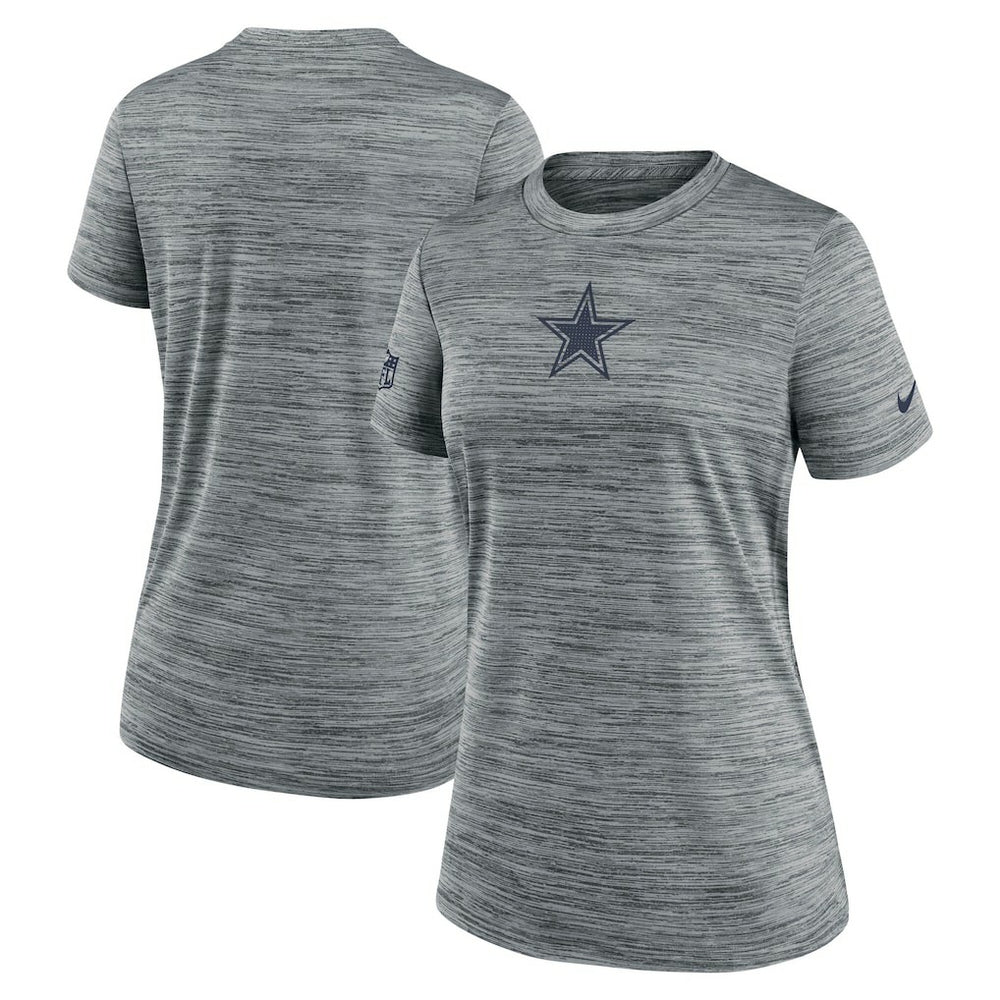 Nike Dallas Cowboys Women's Sideline Velocity Dri-FIT T-Shirt Gray