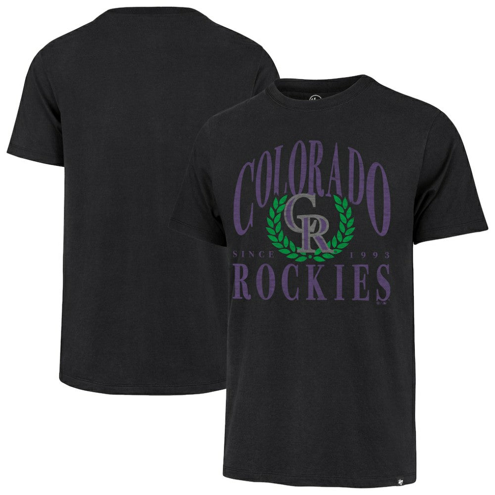 Colorado Rockies '47 Pitchout Franklin T-Shirt - Black - 47 brand Sale