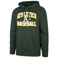 Athletics '47 Velocity Headline Pullover Hoodie - Green - 47 brand Lifestyle