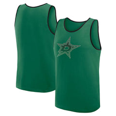 Dallas Stars Logo Athletic Unmatched Success Tank Top - Kelly Green - NHL 202179673