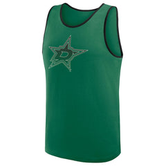 Dallas Stars Logo Athletic Unmatched Success Tank Top - Kelly Green - NHL 202179673