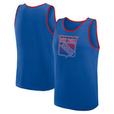 New York Rangers Logo Athletic Unmatched Success Tank Top - Blue - NHL 202179675