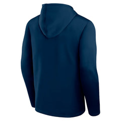 Seattle Kraken Logo Athletic Head Start Pullover Hoodie - Navy - NHL 202179732