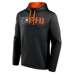 Philadelphia Flyers Logo Athletic Head Start Pullover Hoodie - Black - NHL 202179743