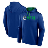 Vancouver Canucks Logo Athletic Head Start Pullover Hoodie - Blue - NHL 202179750