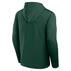 Minnesota Wild Logo Athletic Head Start Pullover Hoodie - Green - NHL 202179753