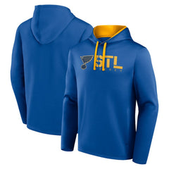 St. Louis Blues Logo Athletic Head Start Pullover Hoodie - Blue - NHL 202179754