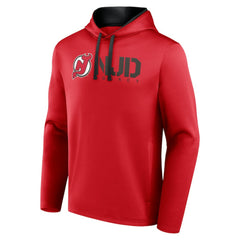 New Jersey Devils Logo Athletic Head Start Pullover Hoodie - Red - NHL 202179757
