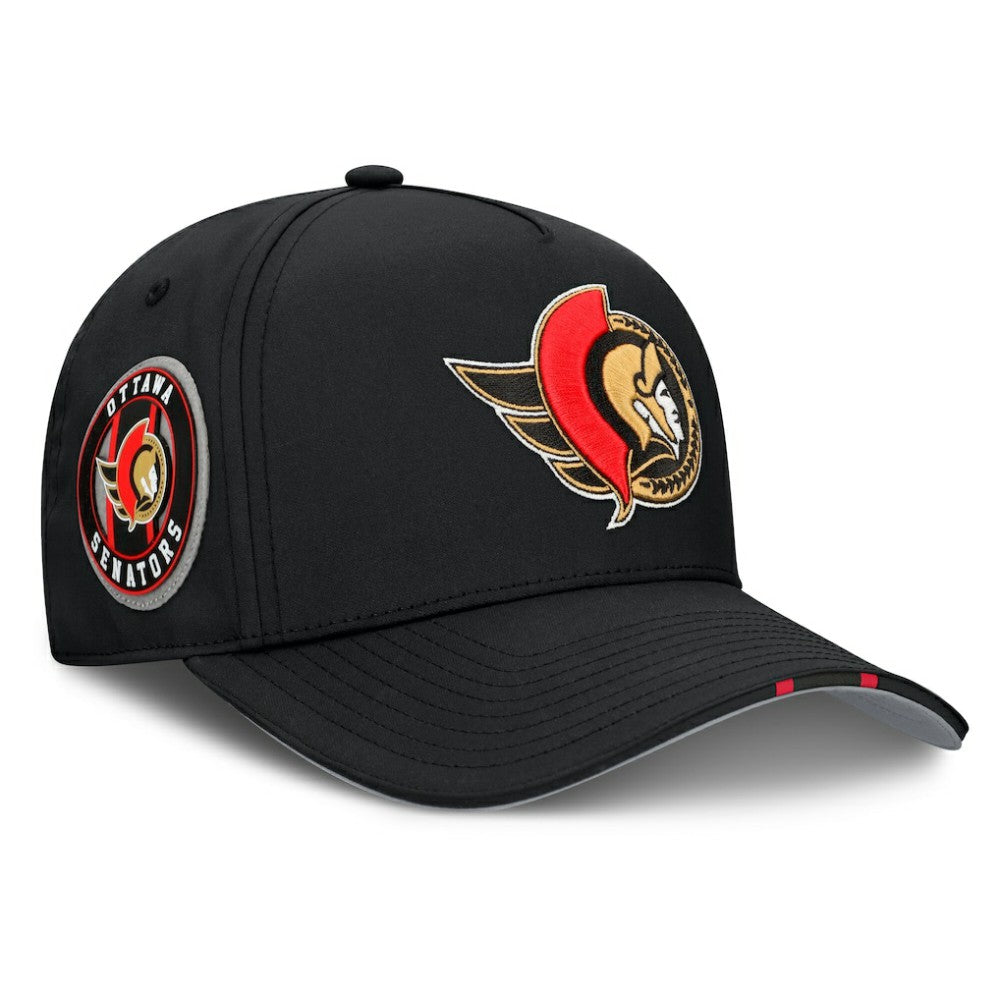 Ottawa Senators Fanatics 2025 NHL Draft Authentic Pro On-Stage Podium A-Frame Adjustable Hat - Black - NHL 202180016