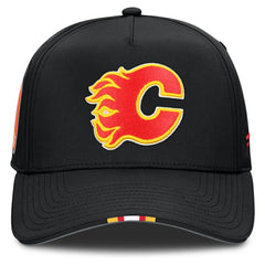 Calgary Flames Fanatics 2025 NHL Draft Authentic Pro On-Stage Podium A-Frame Adjustable Hat - Black - NHL 202180023