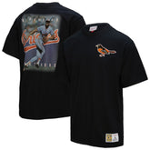 Cal Ripken Jr. Baltimore Orioles Mitchell & Ness Legends Collection Vintage Logo T-Shirt - Black - Mitchell & Ness Discount