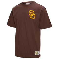 Tony Gwynn San Diego Padres Mitchell & Ness Legends Collection Vintage Logo T-Shirt - Brown - Mitchell & Ness Sale