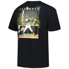 Roberto Clemente Pittsburgh Pirates Mitchell & Ness Legends Collection Vintage Logo T-Shirt - Black - Mitchell & Ness Sale