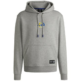 Los Angeles Rams Hugo Boss Unisex Woodson Tri-Blend Hoodie Heather Gray